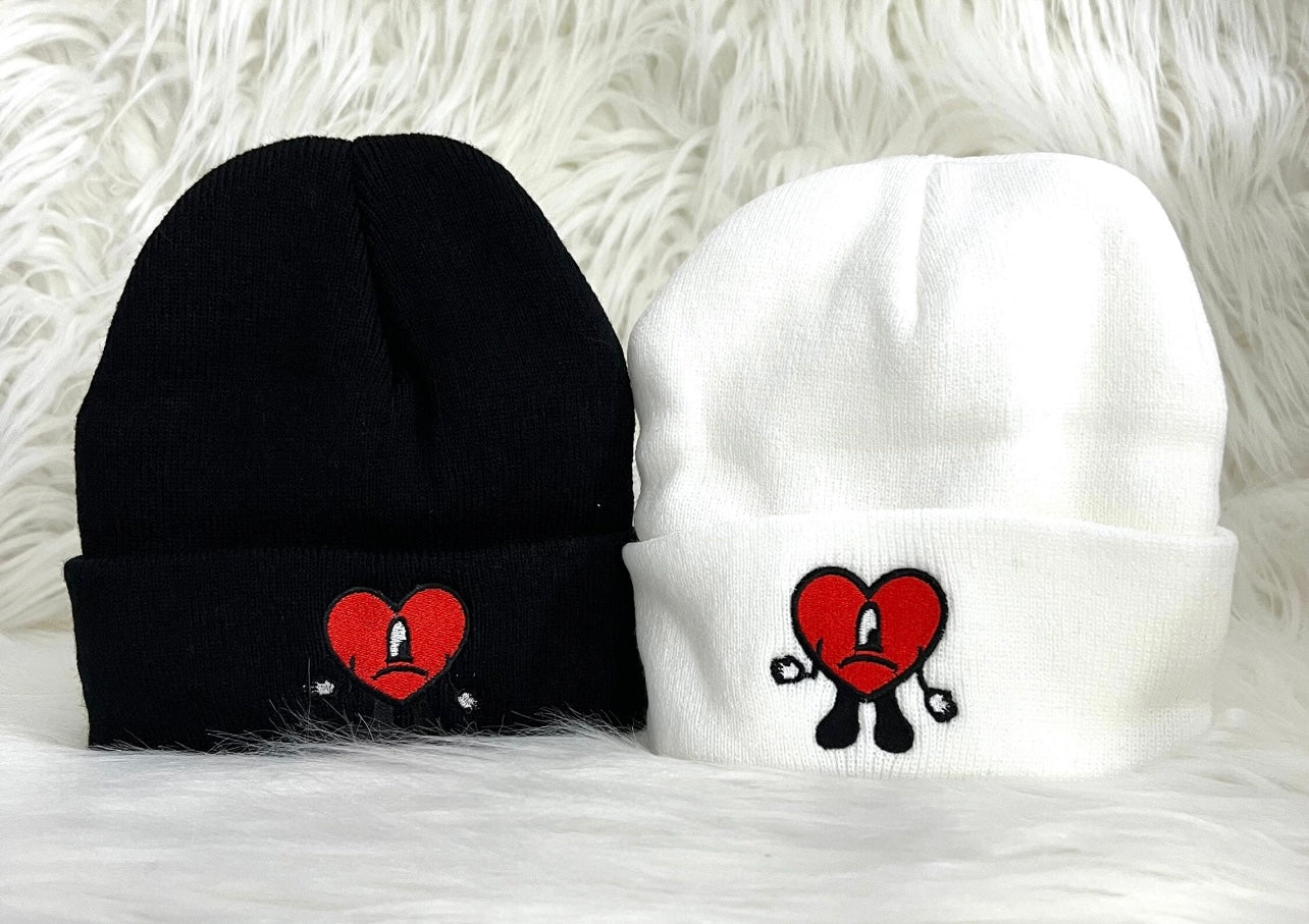 Bad Bunny Embroidered Beanie